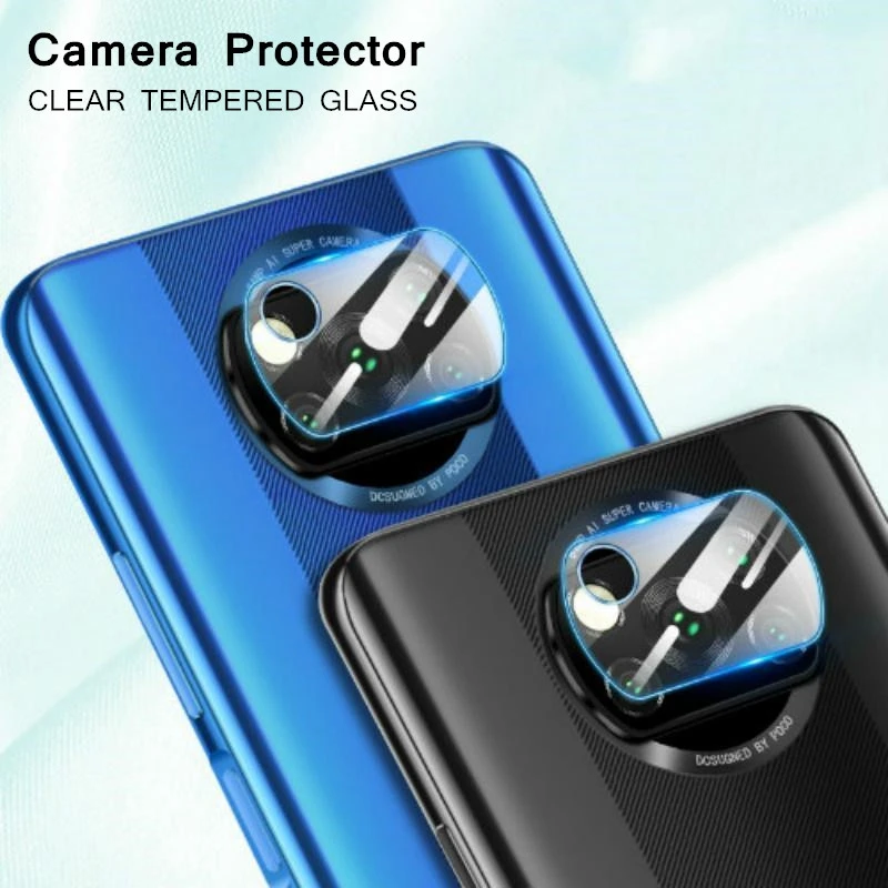 2pcs camera protector tempered glass on the for xiaomi poco x3 f2 pro f3 protective lens 9H glass for xiaomi poco m4pro poco x 3