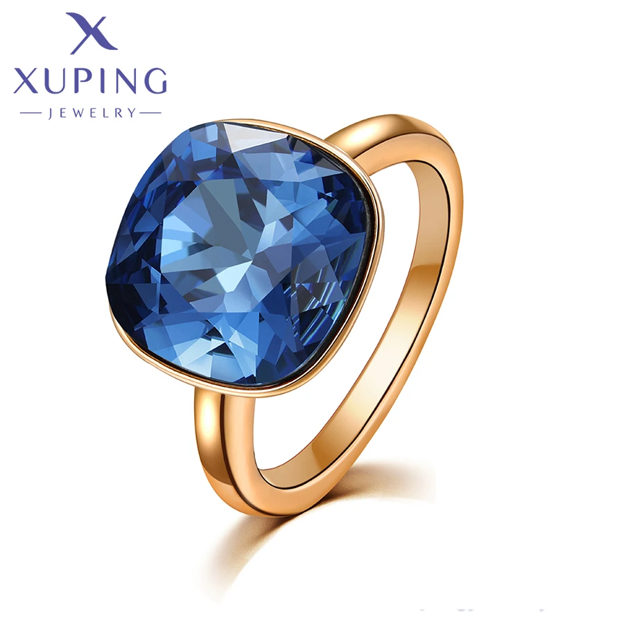 Xuping Jewelry Fashion Romantic Luxury Crystal Ring for Women Wedding Gift 10037