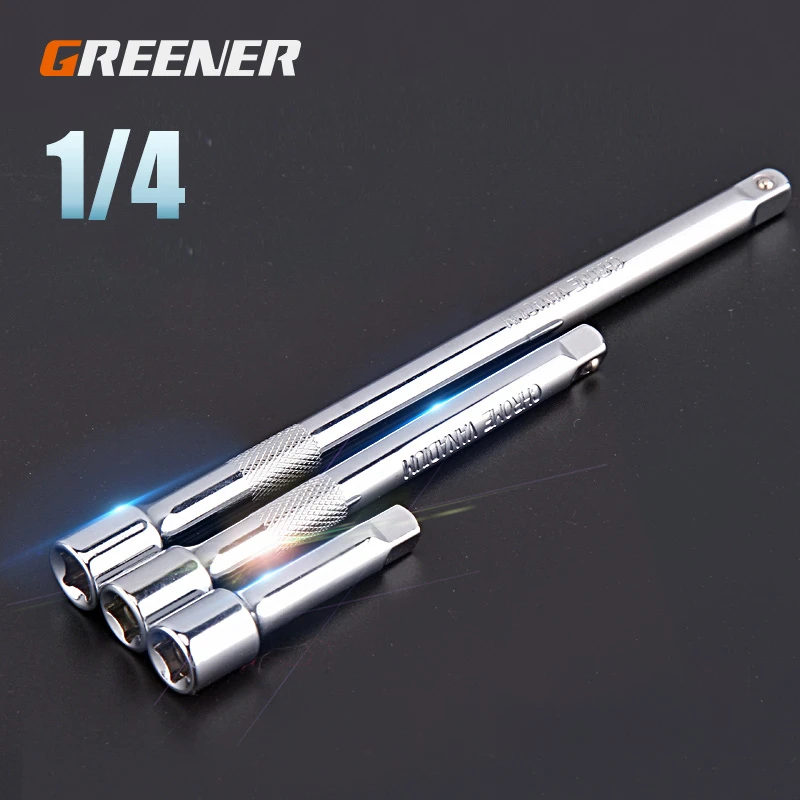 GREENER Socket Ratchet Wrench Extension Bar 1/4
