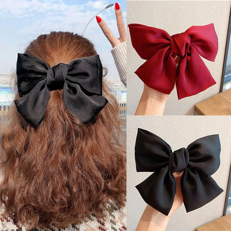 2020 New Arrival Big Bows Headband Fabric Elastic Hair Bands Women Girls Hair Accessories Fashion Korean Hair Clip Accessories