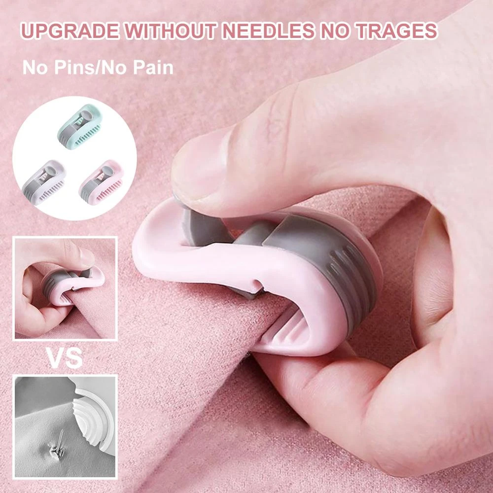 6Pcs/Set Bed Sheet Clips Non-slip Quilt Blanket Clip Duvet Clips Blankets Faster Clip Cover Duvet Sheet Fixer Needleless retaine