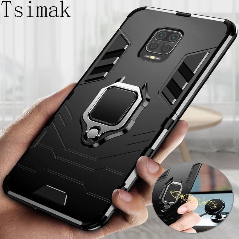 Armor Case For Xiaomi Redmi Note 10 9 8 8A 8T 9T 9A 9C 9S 10S PocoPhone F1 Poco X3 NFC F2 Pro M3 F3 GT 5G Phone Cover Back Coque