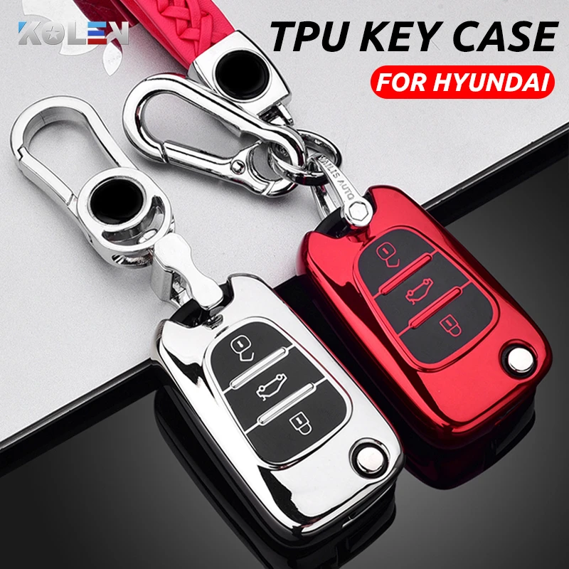 Soft TPU Car Remote Key Case Cover Shell For KIA K2 K5 Sportage Ceed Picanto RIO For Hyundai I20 I30 IX25 IX35 HB20 Creta Sonata