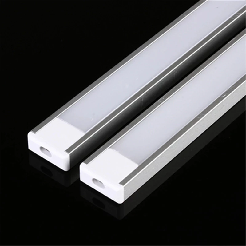2-30 sets / lot 0.5 m 12 mm LED strip aluminum profile for LED linear luminaire, LED aluminum profile flat aluminum body