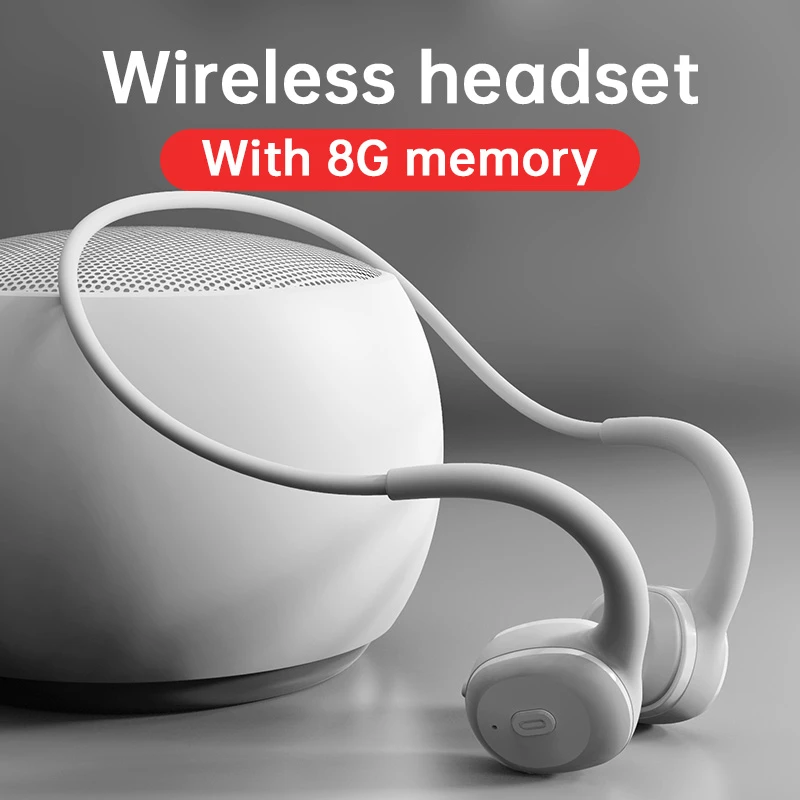 Bluetooth 5.0 Wireless Sports Headset Bone Conduction Headphones Waterproof  Open Ear Hook Light Weight Not In-ear For Xiaomi