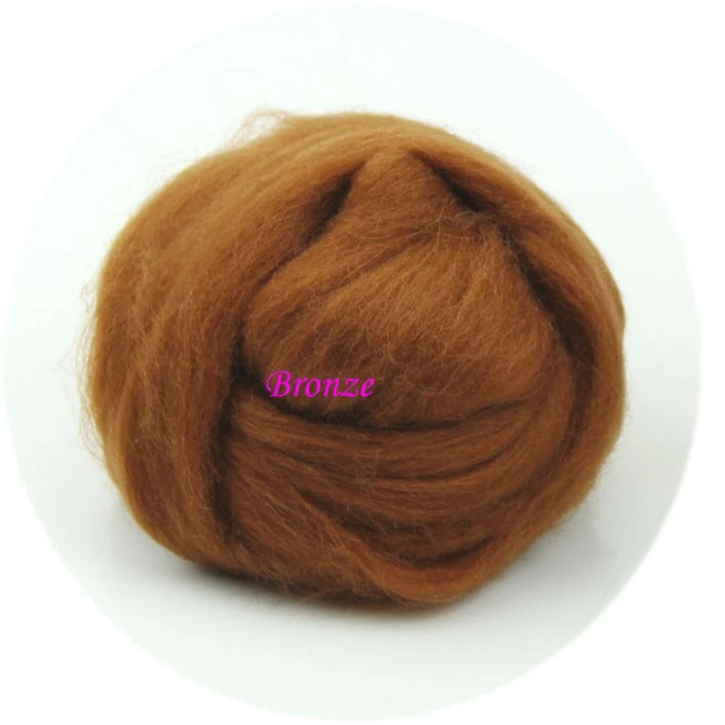 Fashion Wool Corriedale Needlefelting Top Roving Dyed Spinning Wet Felting Fiber