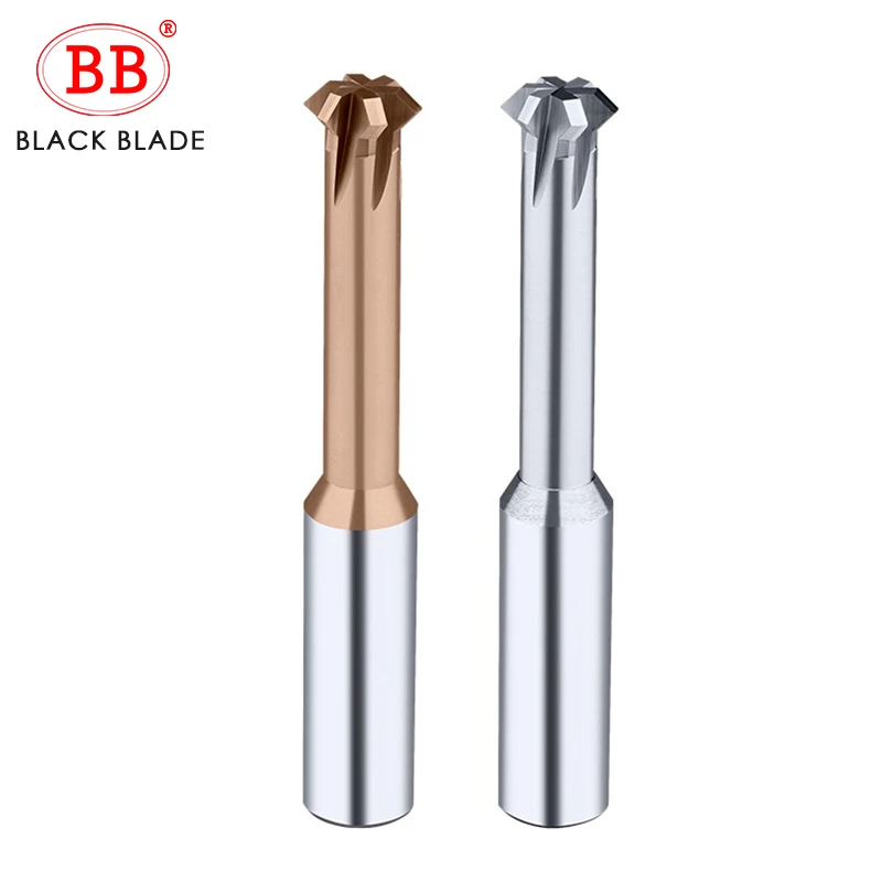 BB Front Back Deburrer Double Angular Chamfering Cutter Inner Chamfer 90 Degree for Metal Hole Internal Burr Removal CNC Tool