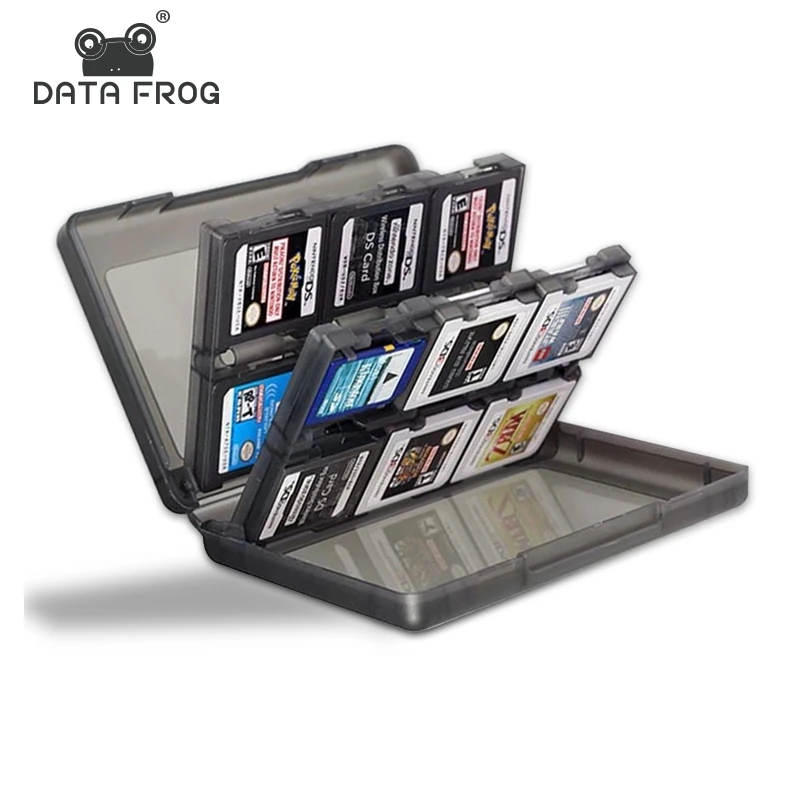 DATA FROG 24 In 1 Portable Game Cards Case For Nintendo Switch Shockproof Hard Shell Storage Box For NS 3DS 2DS/DS Lite/DSL