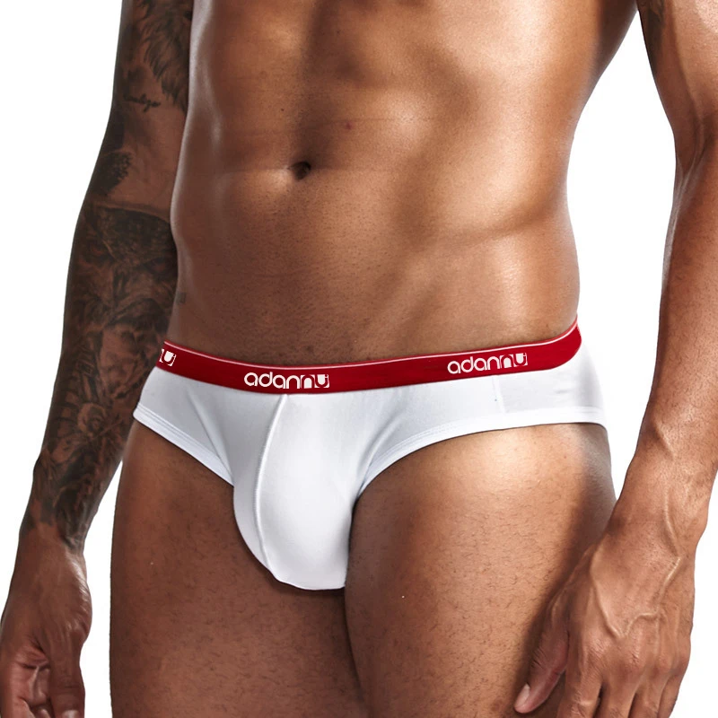 Hot Sale Men Underwear Men Briefs Cotton Breathable Male Panties Cueca Tanga U Pouch Comfortable Underpants Slip Homme AD41