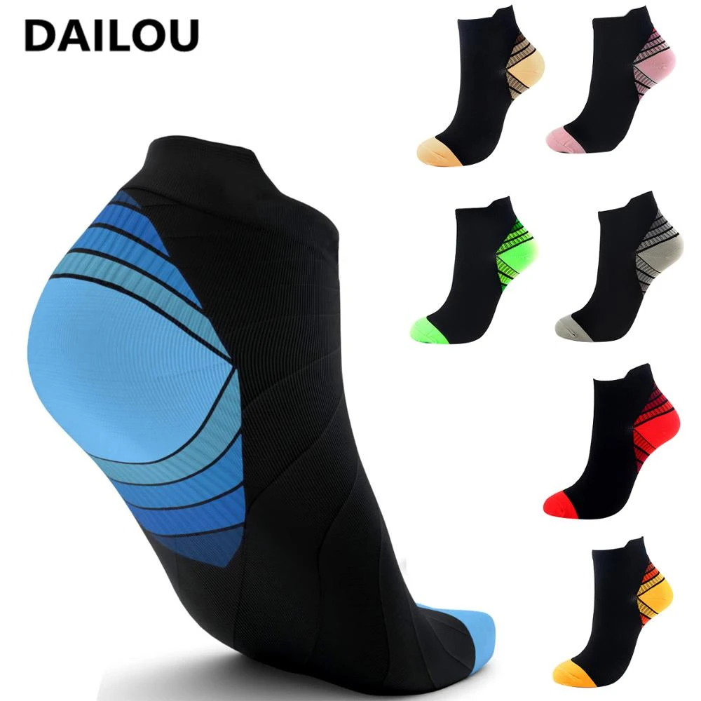 7 Colors Foot Compression Socks Men High Quality Plantar Fasciitis Heel Spurs Arch Pain Comfortable Women Socks Christmas Gifts