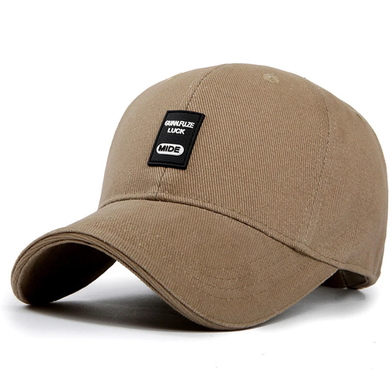Men cotton embroidery Adjustable Baseball Cap Outdoor sport solid sun Hats For men Dad Snapback cap