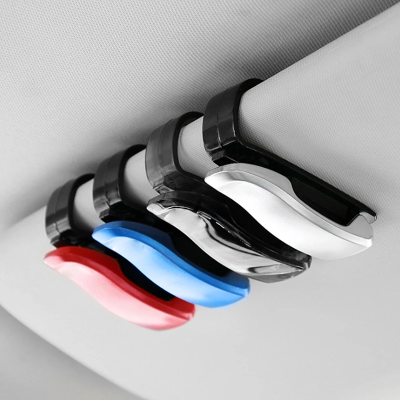 Glasses Clips for Car Sun Visor Sunglasses Storage Holder Glasses Portable Clip Car Card Ticket Clips Universal