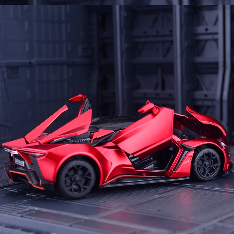 1:32 Lykan Hypersport Sport Alloy Car Model Diecasts & Toy Vehicles Toy Car Metal Collection Toy Kid Toys for Children Gifts