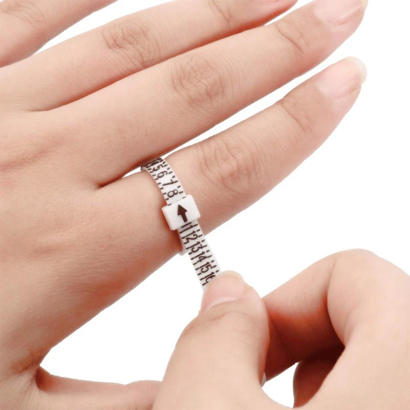 1pc Ring Sizer UK/US Official Ring Size Measuring Instrument Men Women Finger Sizers Professional DIY Jewelry Accessories Tools