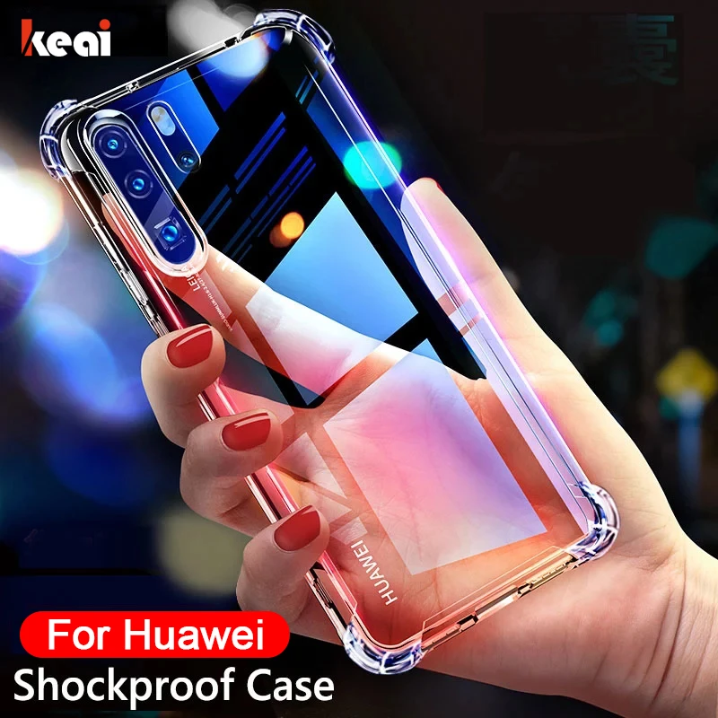 Shockproof Case For Huawei P40 P30 P20 P10 Mate 30 20 10 Lite Honor 9 10 20 Pro 8X 9X Nova 3 Y7 Y9 Prime P Smart 2019 Back Cover
