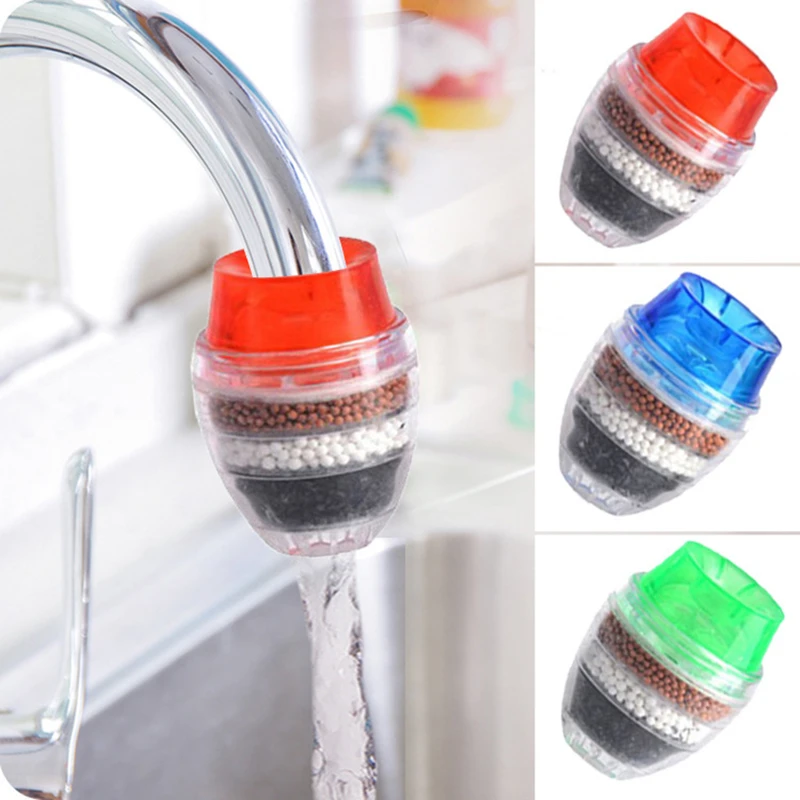 1pc Kitchen Magnetize Faucet Tap Heads Water Clean Purifier Filter for Household Magnetic Activated Carbon Kitchen Accessories