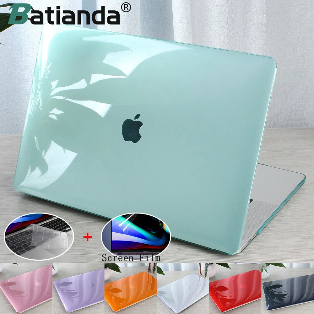Crystal Transparent Hard Case Protect For Macbook Air Retina Pro 13 15 16 Touch Bar A2251 A2289A2159 A2338 New AIR 13 2020 A2337