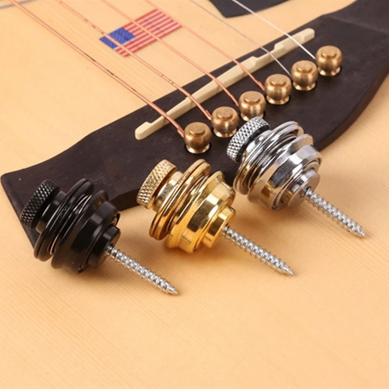 1 PCS Guitar Strap Lock Straplock Button Guitar Buckle Skidproof for Acoustic Electric Bass Strap