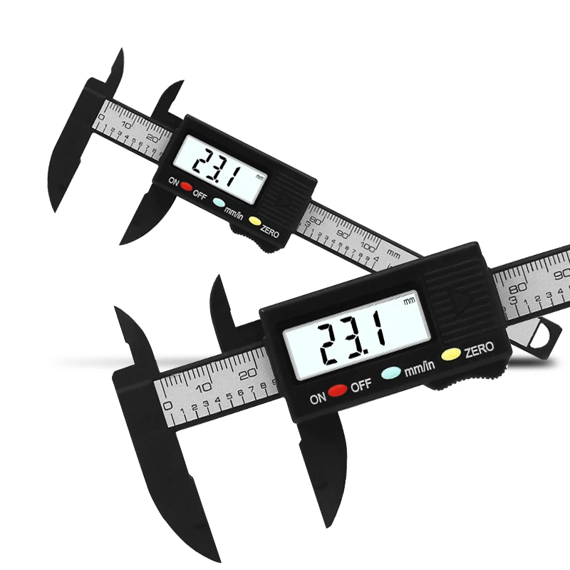 0-100mm Electronic Digital Vernier Caliper Gauge Measuring Tool Measuring Calibre for jewelry measurement Digital Ruler trammel