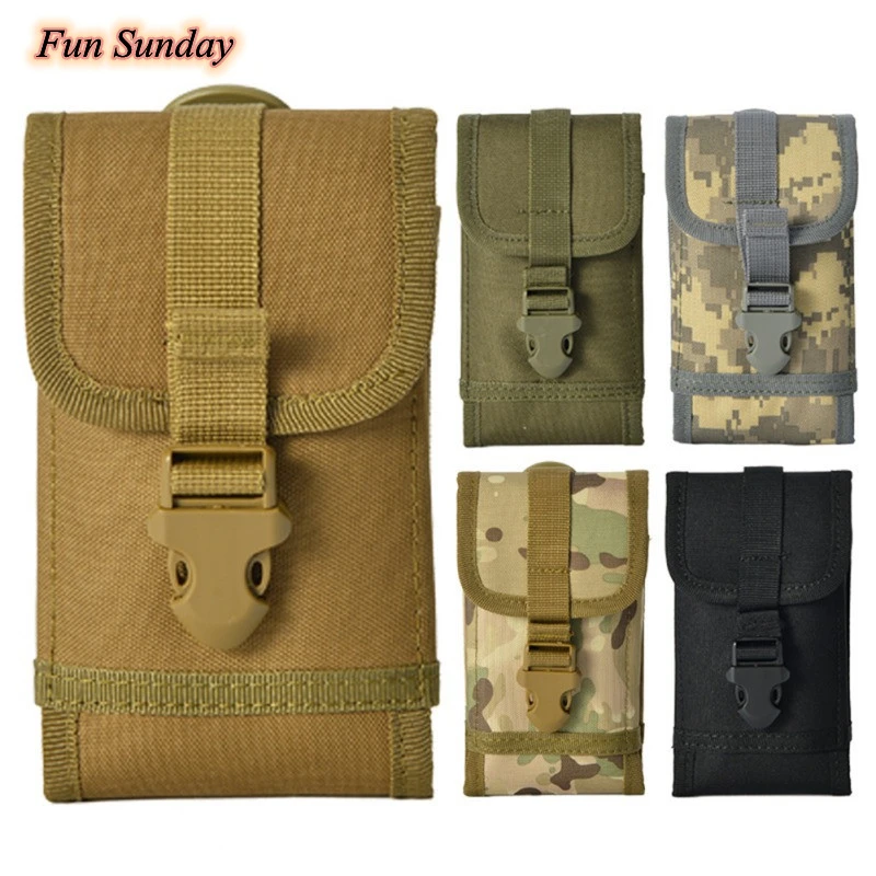 Outdoor Military Tactical Molle Utility Bag Waist Bag Phone Belt Pouch Cell Phone Holder Mobile Phone Case 2