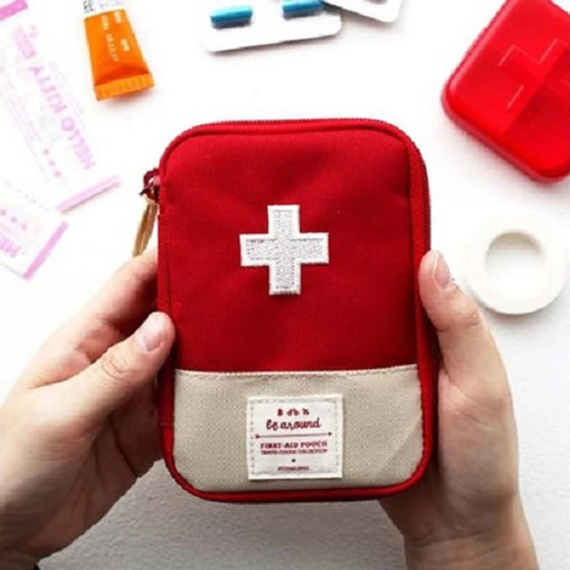 Portable First Aid Kit Camping Emergency Survival Bag Pill Case Travel Outdoor Camping Useful Mini Medicine Storage Bag