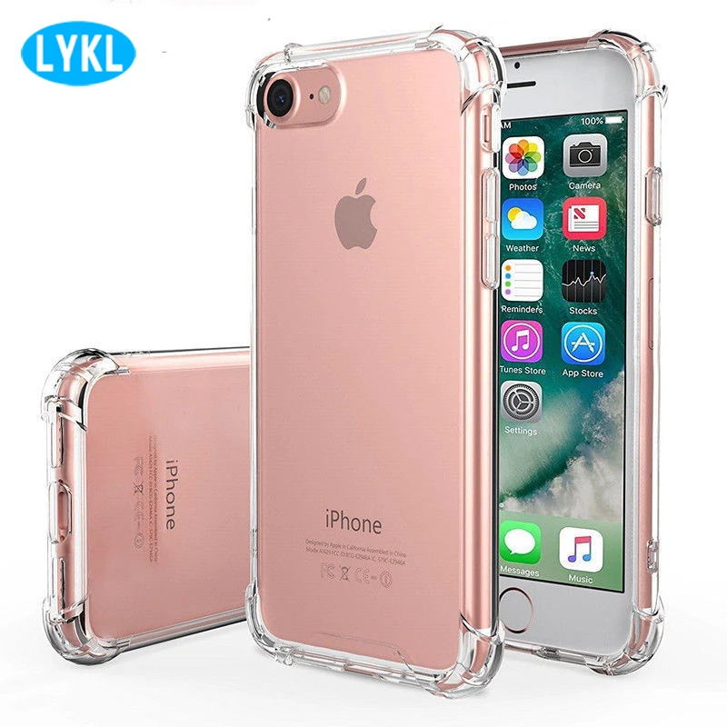 Airbag Shockproof Cover for IPhone 11 12 13 Pro XS Max XR Clear Transparent Soft TPU Case for Apple IPhone 7 8 Plus X 6 6S Coque