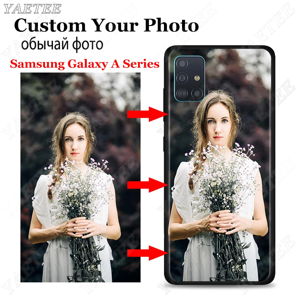 Custom Your Own Phone Case for Samsung Galaxy A52 A51 A71 5G A21s A11 A31 A41 A10 A20 A30 A50 A70 Cover Picture Name Photo DIY