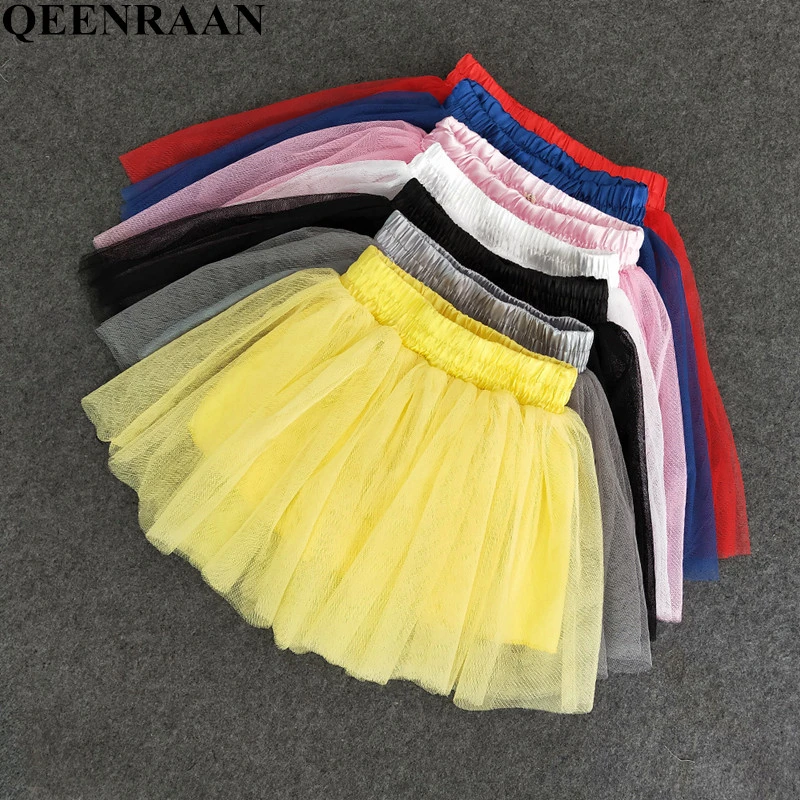 Kids Girls Tulle Skirt Baby Children Tutu Pettiskirt Skirt Girl Princess Skirts Ball Gown Midi Skirt Fot Girls Clothing