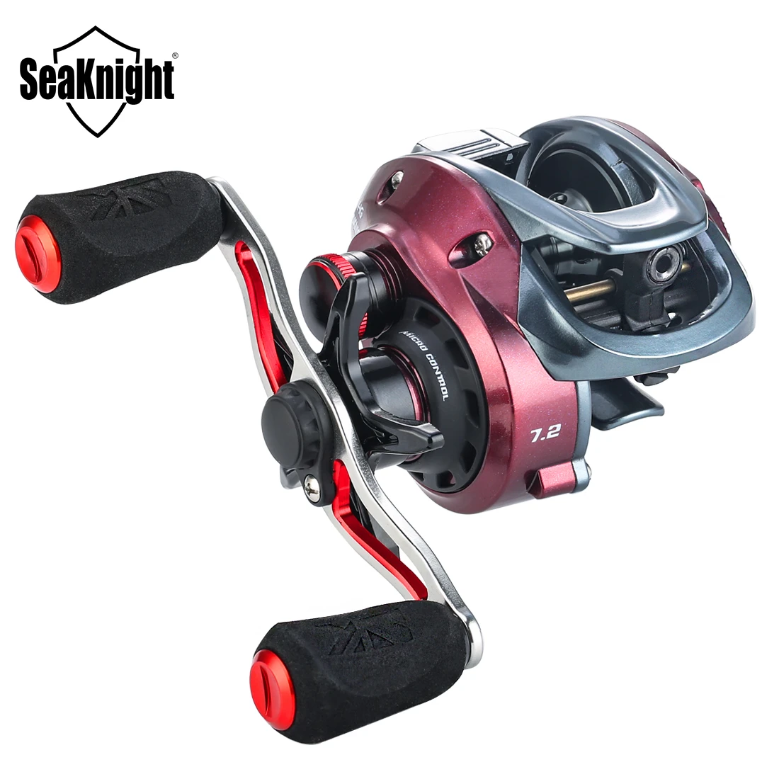 SeaKnight Brand RED FOX Series HG XG 7.2:1 8.1:1 Baitcasting Reel Centrifugal Brake System 13lbs Ultra-light Fishing Reel 192G