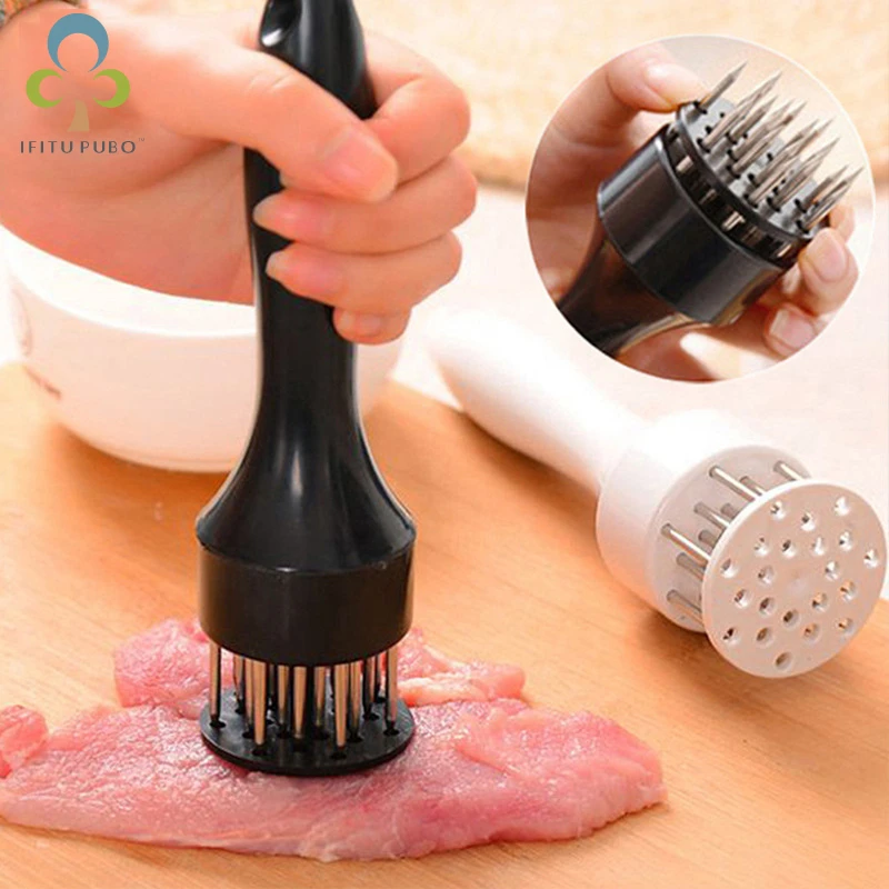 1Pc Hot Sale Top Quality Profession Meat Meat Tenderizer Needle With Stainless Steel Kitchen Tools Cooking Accessories ZXH