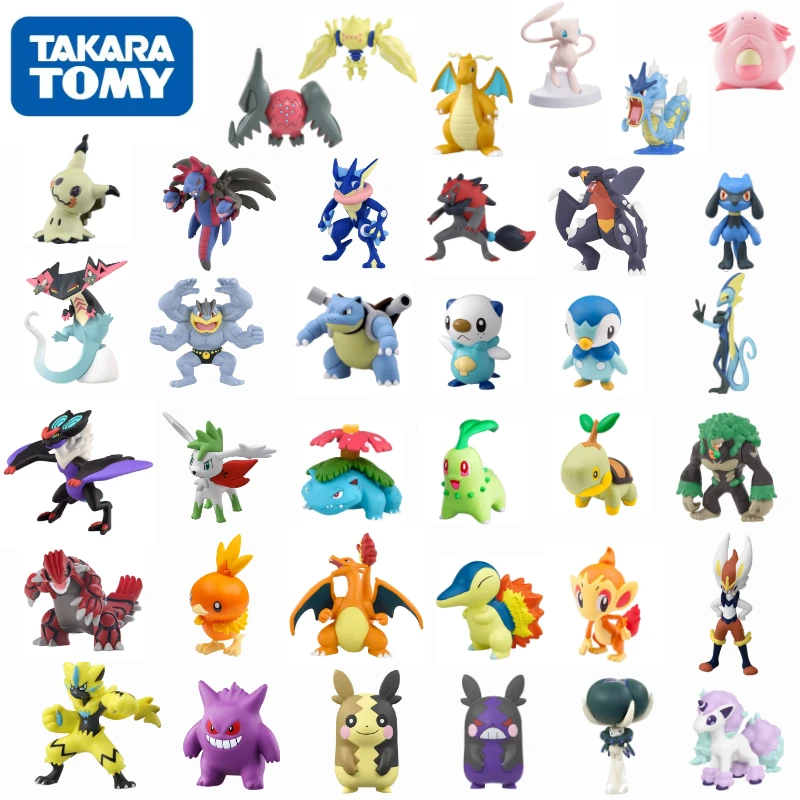 TOMY MS MC EX Asia Kawaii Pokemon Figures Toys High-Quality Exquisite Appearance Perfectly Reproduce Anime Collection Gifts