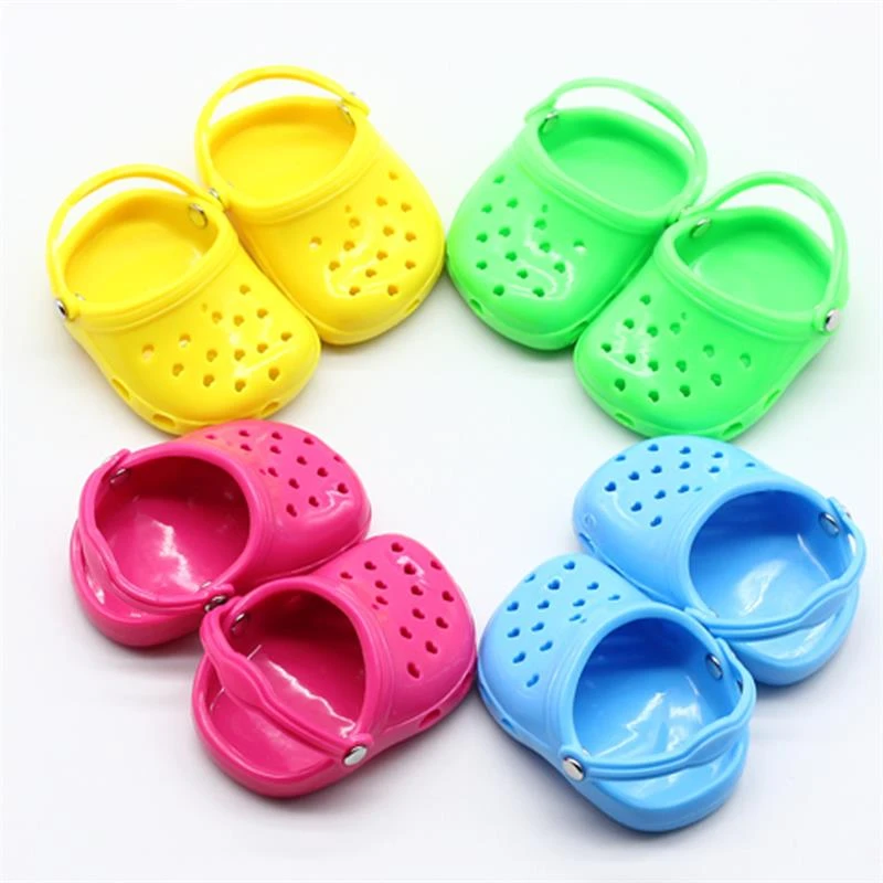 New Sandal Plastic Shoes For 43cm Baby Dolls 17 inch Born Dolls Shoes