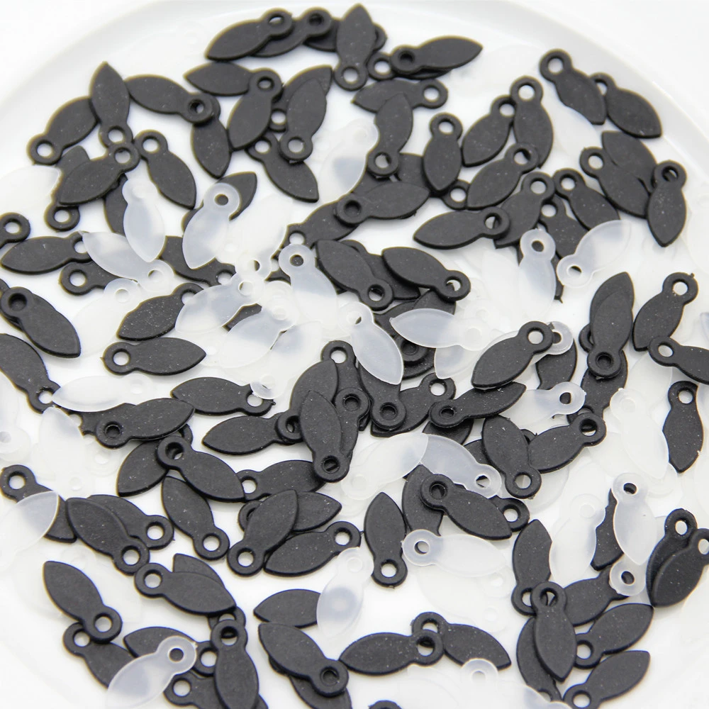 100pc Black/White Plastic Hooks For Mirror Picture Photo Frame Fixing Brad DIY Rotating Buttons Blackboard Turn Button Accessory