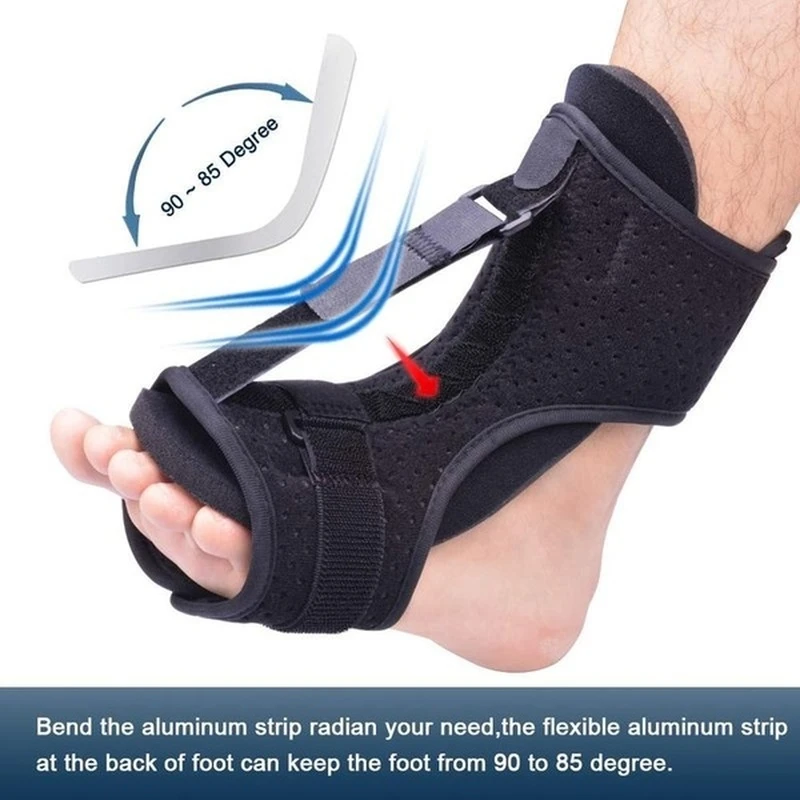 Adjustable Plantar Fasciitis Night Splint Foot Drop Orthosis Stabilizer Brace Support Night Splints Pain Relief