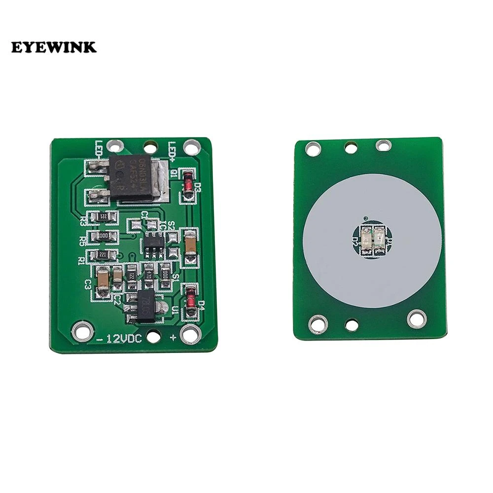 12V Capacitive Touch Switch Sensor Module Push Button Touching Key Module Jog Latch With Relay DC 6-20V 3A