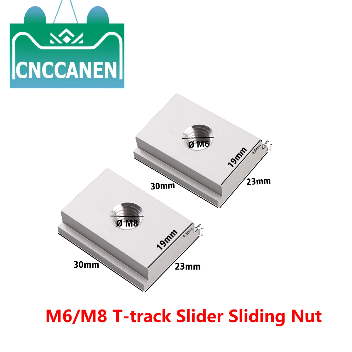 M6 M8 T-track Slider Sliding Nut Aluminum Alloy T Slot Nut For Woodworking Tool Jigs Screw Slot Fastener