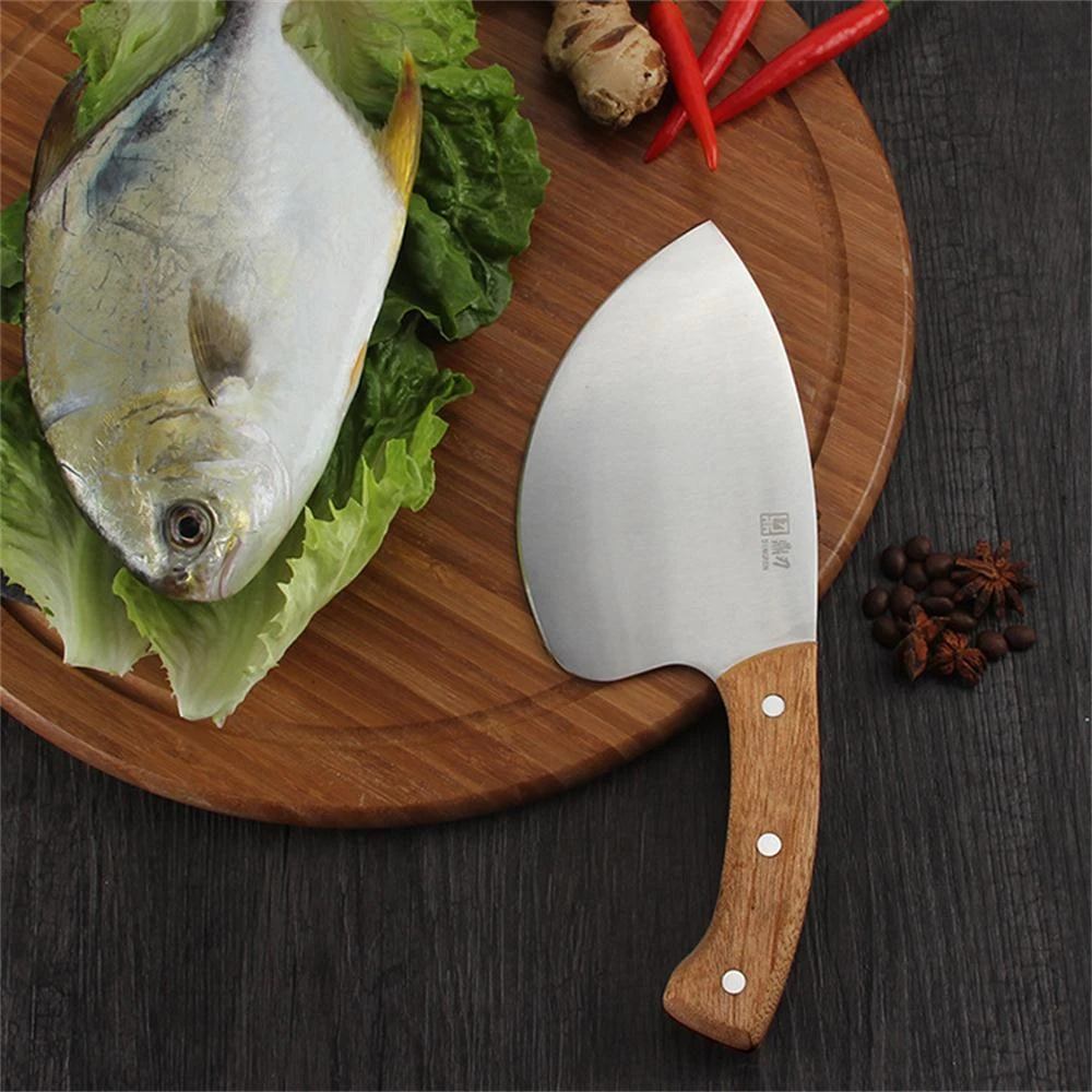 Fishing Butcher Knife Meat Cleaver Seafood Market Aquatic Fish Knife Professional Tool Cooking  Kitchen Knife Sharp Slaughter