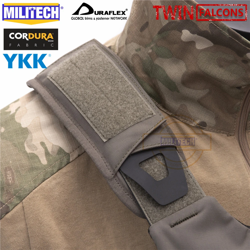 MILITECH TWINFALCONS TW Delustered Cordura Depressurized Shoulder Pads Vest Padding Shoulder Strap Padding Set