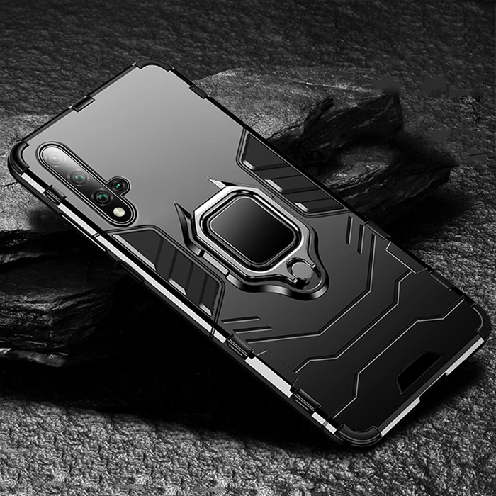 Case for Huawei Nova 5T 5 T Case Armor PC Cover Finger Ring Holder Phone Case For Huawei Honor 20 Honor20 Pro Nova5T