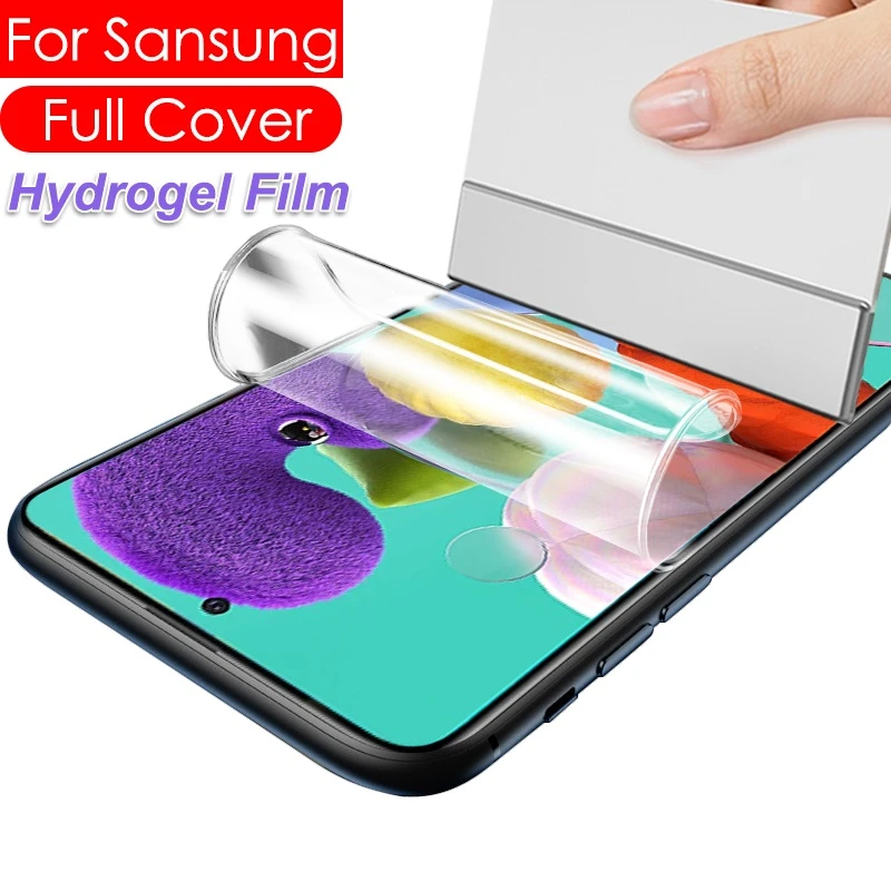 Hydrogel Film for samsung A51 A71 A50 A30 a 51 a31 a21s screen protective Film for samsung galaxy A71 A51 not glass