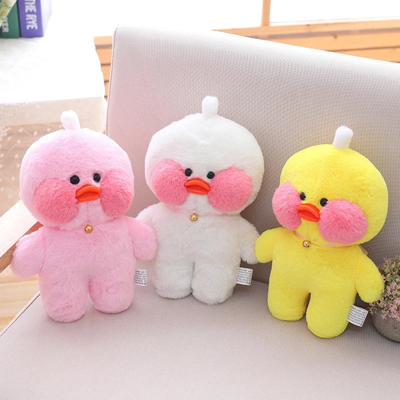 30cm Lovely LaLafanfan Cafe Duck Plush Cartoon Toys Stuffed Duck Dolls Soft Animal Pillow for Kids Children Girls Birthday Gifts