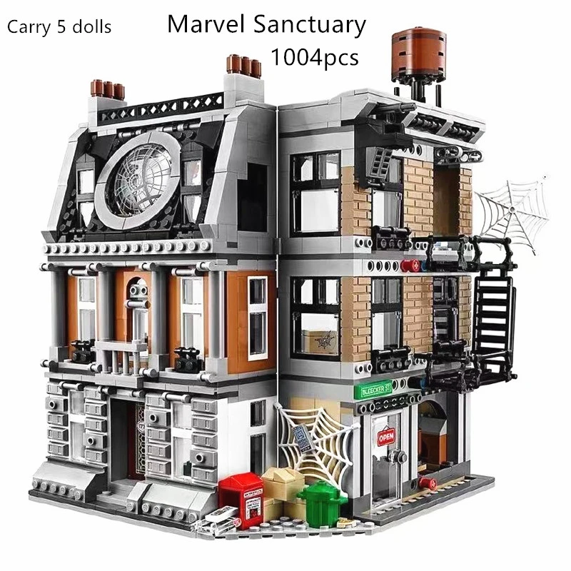 Disney Marvel Avengers Sanctuary Building Block Toy Iron Man Boy Toy Child Gift Fun Game Building Block Toy