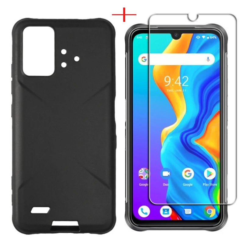 Protection Glass And Case Cover For UMIDIGI Bison Pro 2021 GT Tempered Screen Protective Protector Phone Film  etui чехол