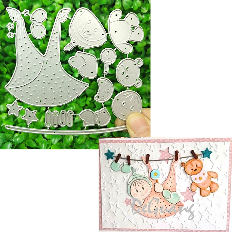 Suitable for Christmas metal cutting die DIY scrapbook and 3D greeting card multifunctional backpack baby 2021 NEW