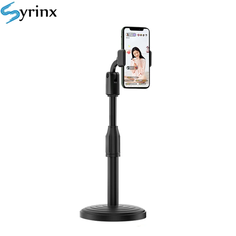 Multi-functional Retractable Mobile Phone Stand For Live Broadcast Desk Table Clip Bracket Table Mount Cell Phone Support Holder