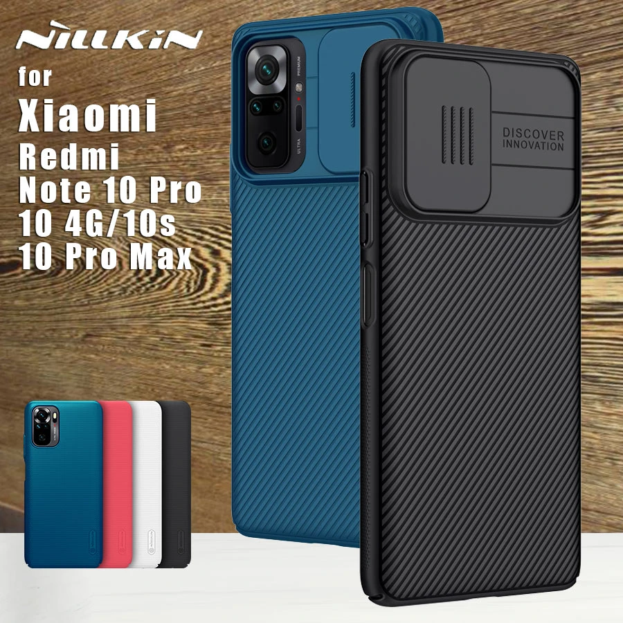 Nillkin for Xiaomi Redmi Note 11 10 Pro Plus 10T Case Back Cover Camera Protection for Redmi Note 10 5G NFC 4G 10s Pro Max