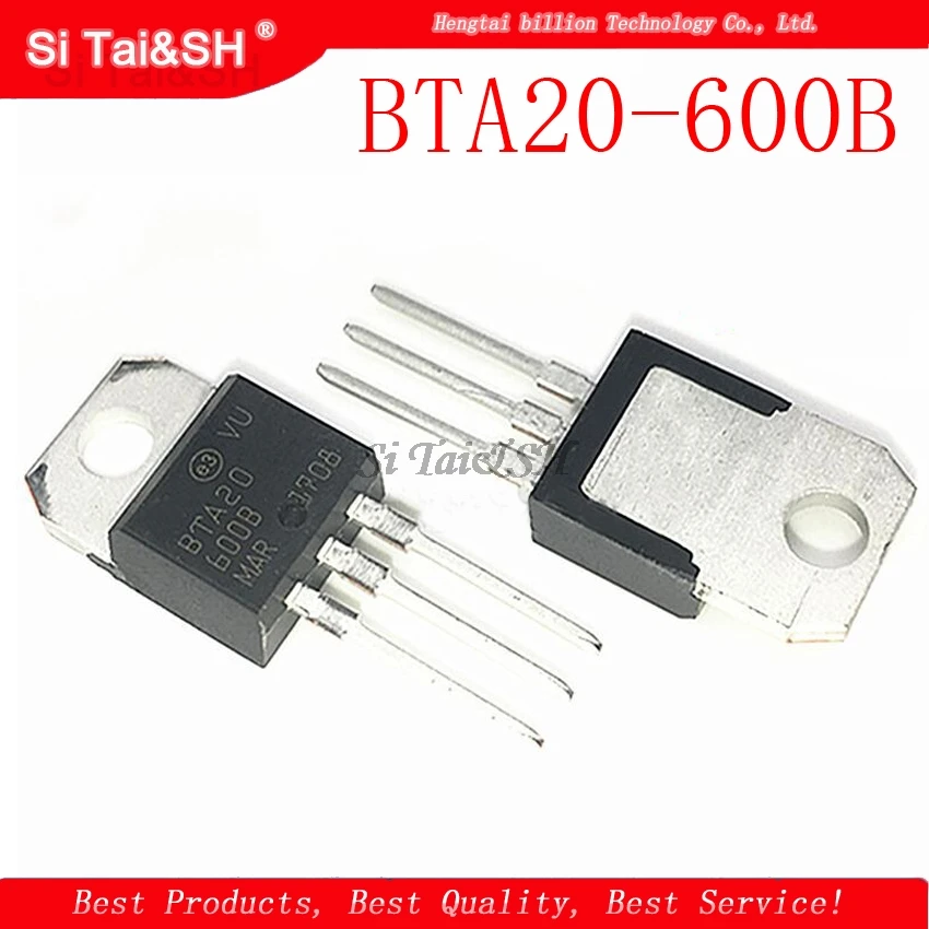 10pcs/lot BTA20-600B BTA20-600 BTA20 600B 600 Triac 600V 20A