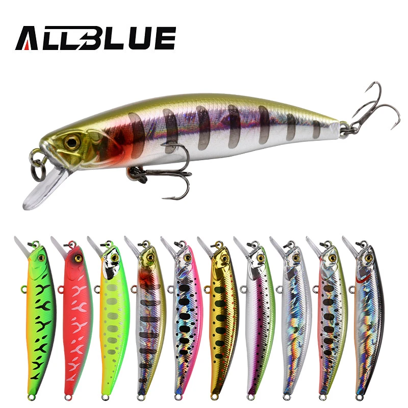 ALLBLUE SPRINT 75SP Suspend Wobbler Magnetic Longcast Minnow 8.5g Jerkbait Fishing Lure Hard Plastic Artificial Bait Pike Tackle