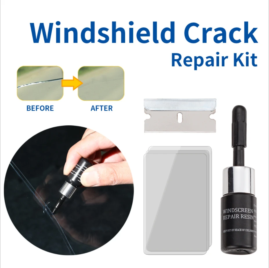 DIY Car Automotive Windshield Repair Fluid Scratch Fluid Windscreen Glass Scratch Crack Restore Window Screen Nano Repair Tools