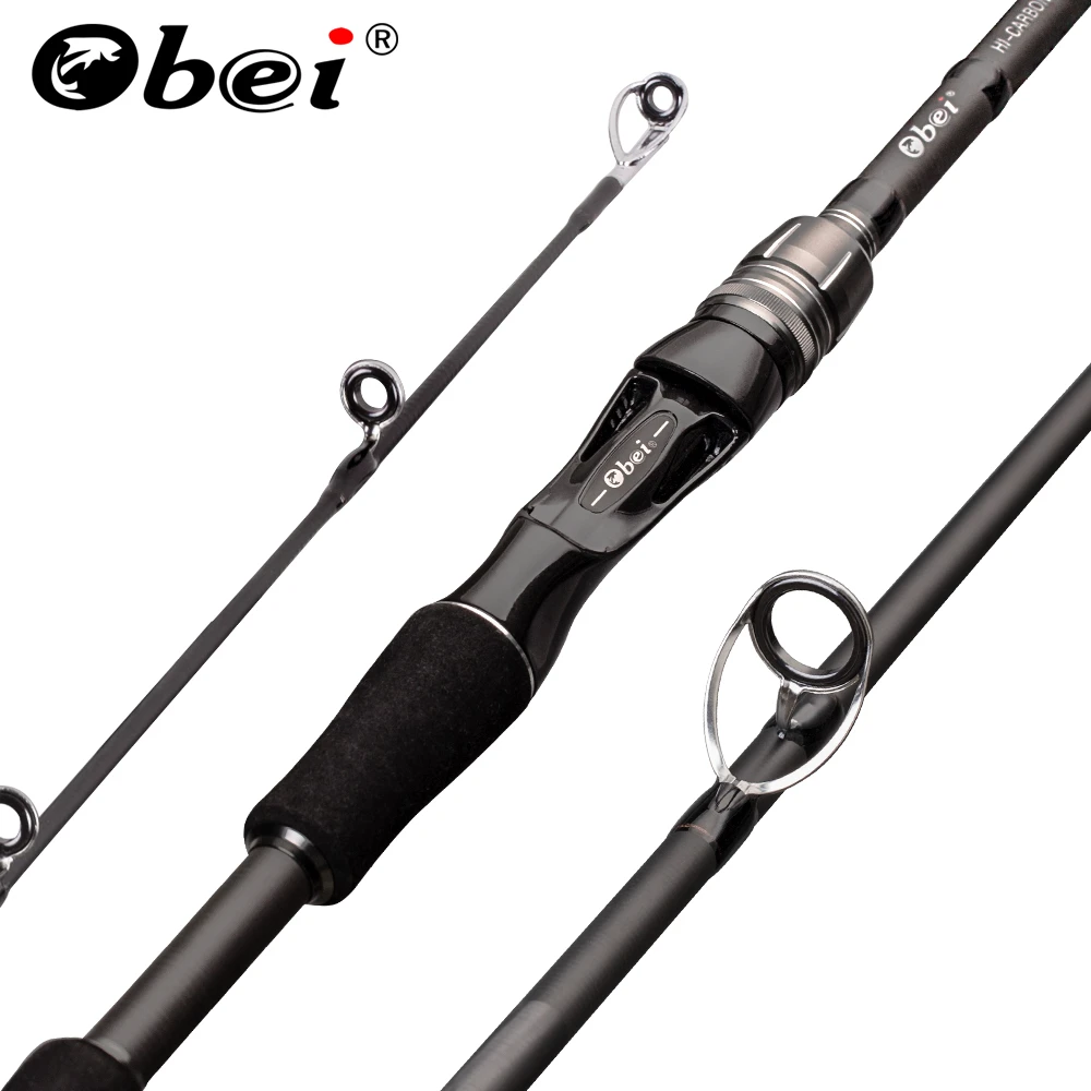 Obei Spurs 1.98m 2.28m 2.58 3 Section Bait Casting Fishing Rod Travel Ultra Light Casting Spinning Boat Lure 7G-55G M/ML/MH Rod